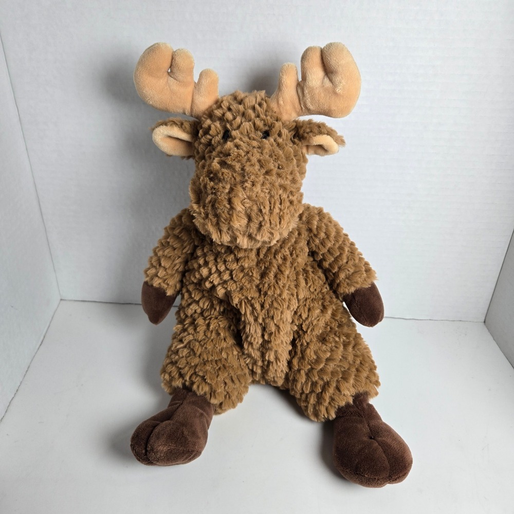 Mary Meyer Moose Brown Tan Plush Stuffed Animal Lovey